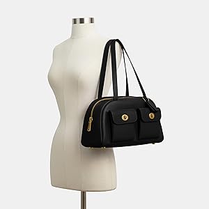 Amazon.com: Coach Twin Turnlock Bag, 1Z/Black : Clothing